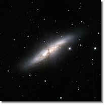 M82 in the visible