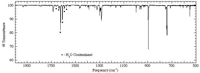 tetracene Spectrum 2000-500cm-1